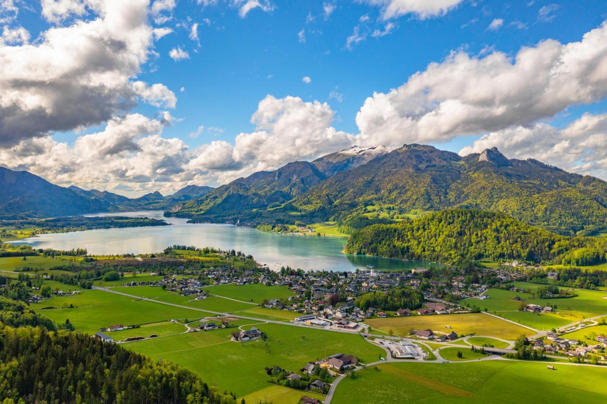 Suite Apartment Modern Getaway - Neu Renoviert - Strobl Am Wolfgangsee Eksteriør bilde