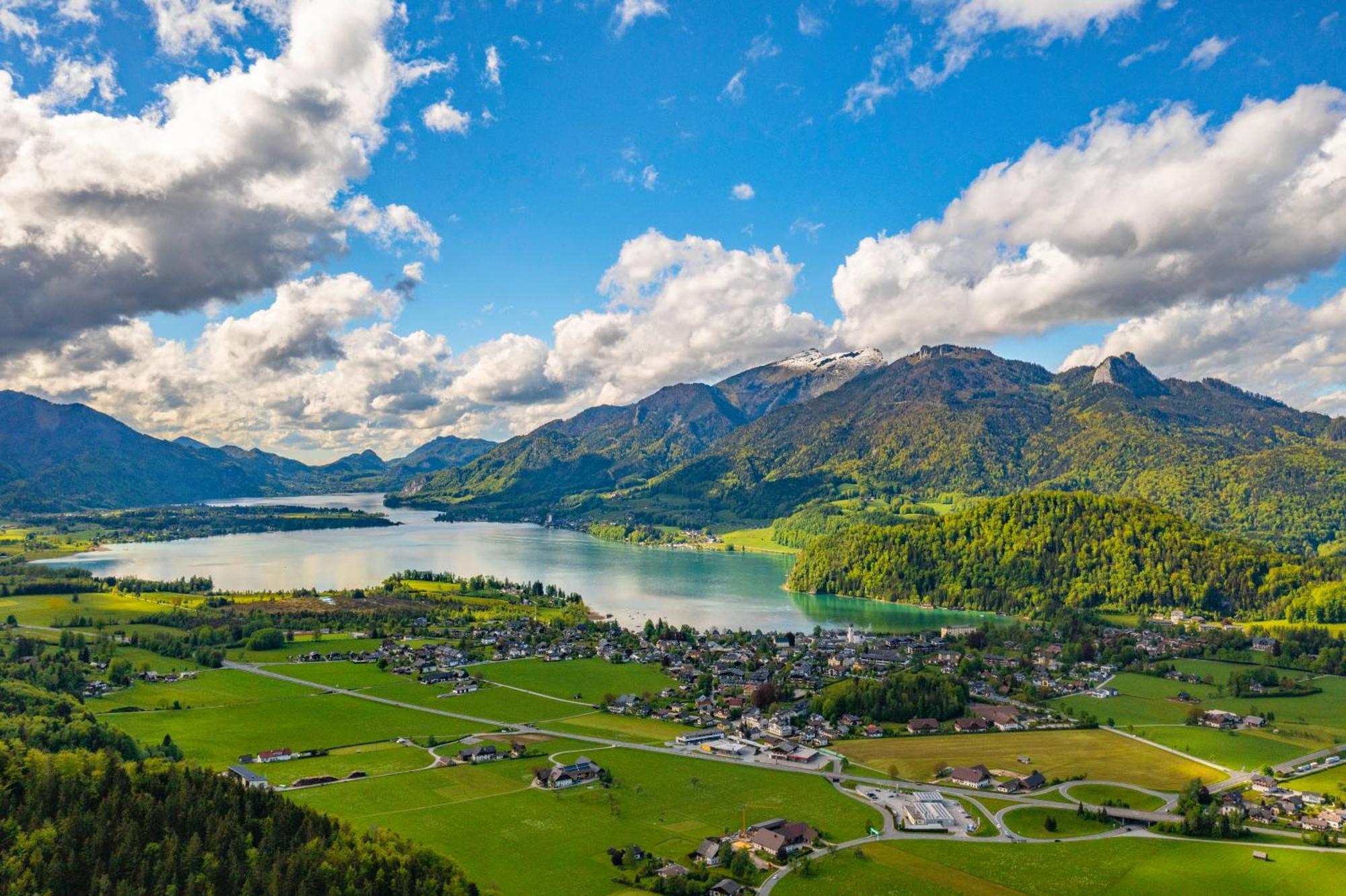 Suite Apartment Modern Getaway - Neu Renoviert - Strobl Am Wolfgangsee Eksteriør bilde