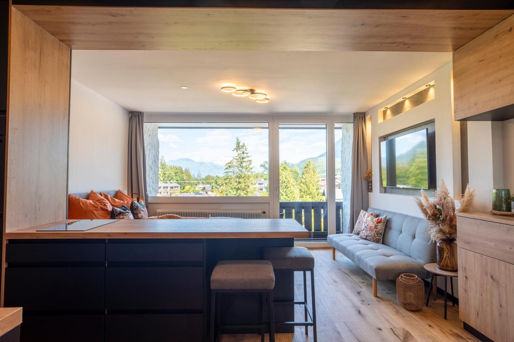 Suite Apartment Modern Getaway - Neu Renoviert - Strobl Am Wolfgangsee Eksteriør bilde