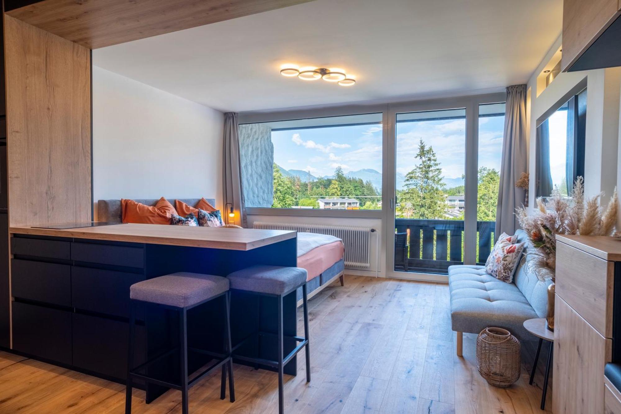 Suite Apartment Modern Getaway - Neu Renoviert - Strobl Am Wolfgangsee Eksteriør bilde